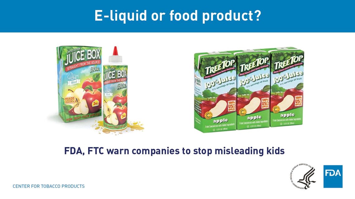 Feds warn e-cig makers about packaging after thousands of kids drink toxic  liquid | 12news.com