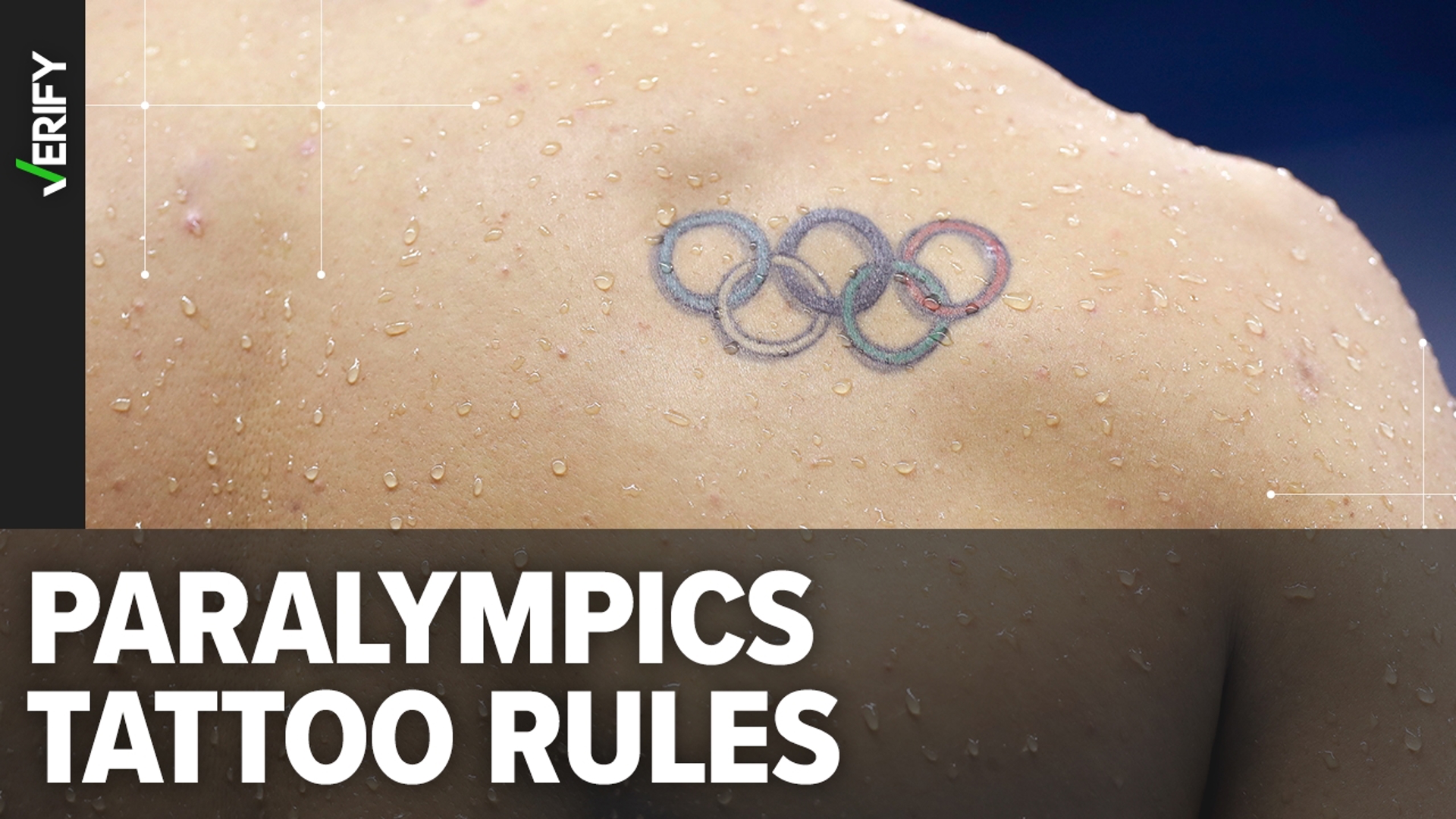 At previous Paralympic Games, there was a rule that athletes with Olympic rings tattoos needed to cover them. But it is not being implemented at the 2024 Games.