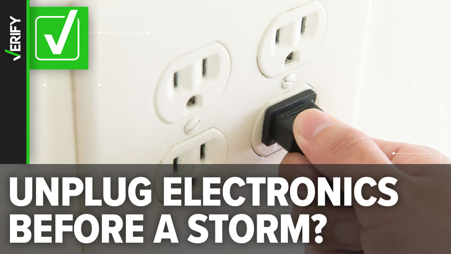 The best thing you can do to protect your electronics from damage is to unplug them before severe weather — even if they’re connected to a surge protector.