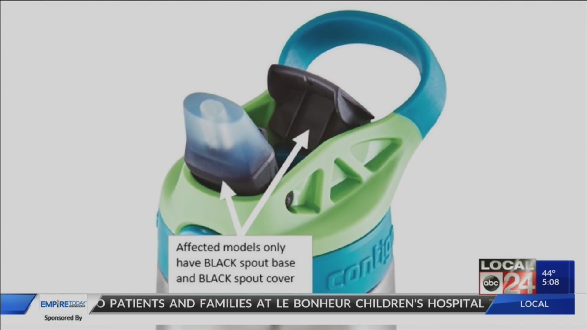 Contigo recalls nearly 6 million kids water bottles for choking hazard
