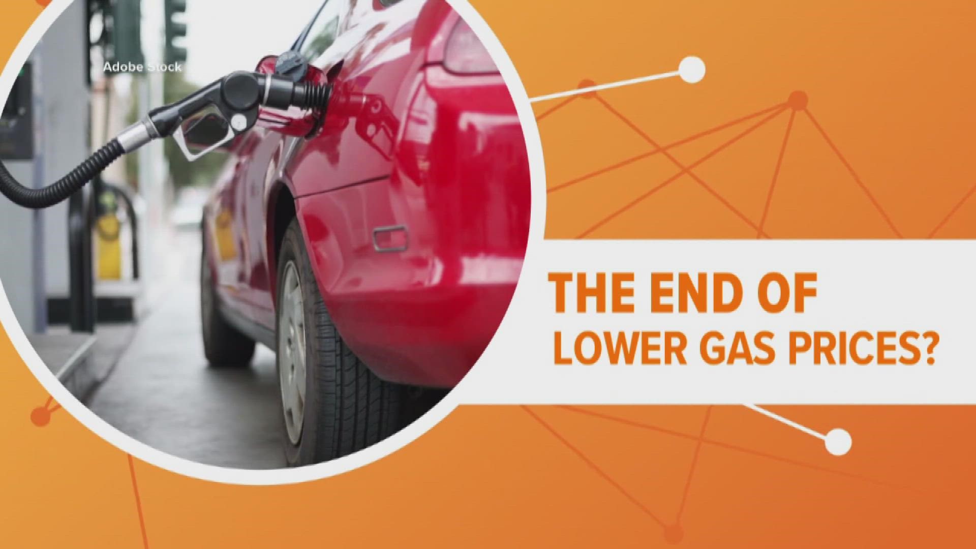 Some experts predict falling gas prices might not stick around for too long. Let's connect the dots.