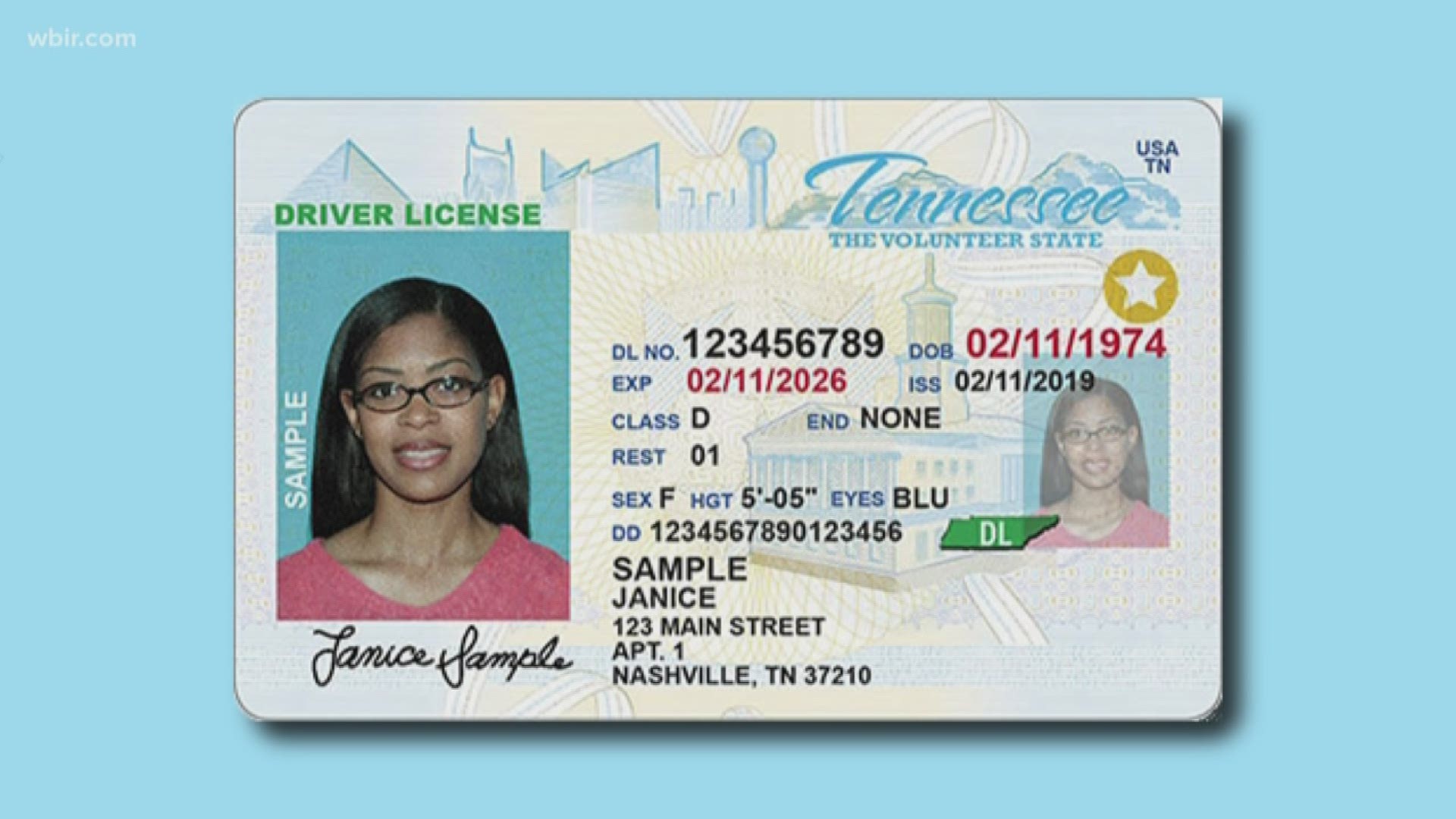 Теннесси Driver License