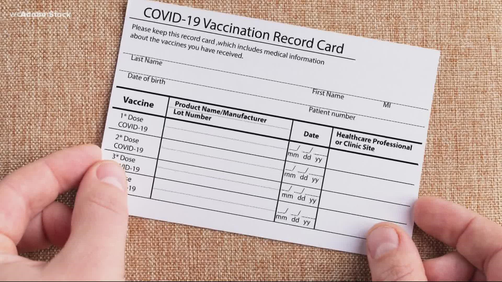 More and more places are requiring proof of vaccination. What if you got your shot, but lost your COVID-19 vaccine card?