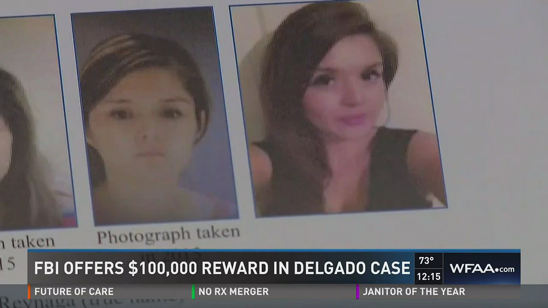 FBI offers reward in Delgado case