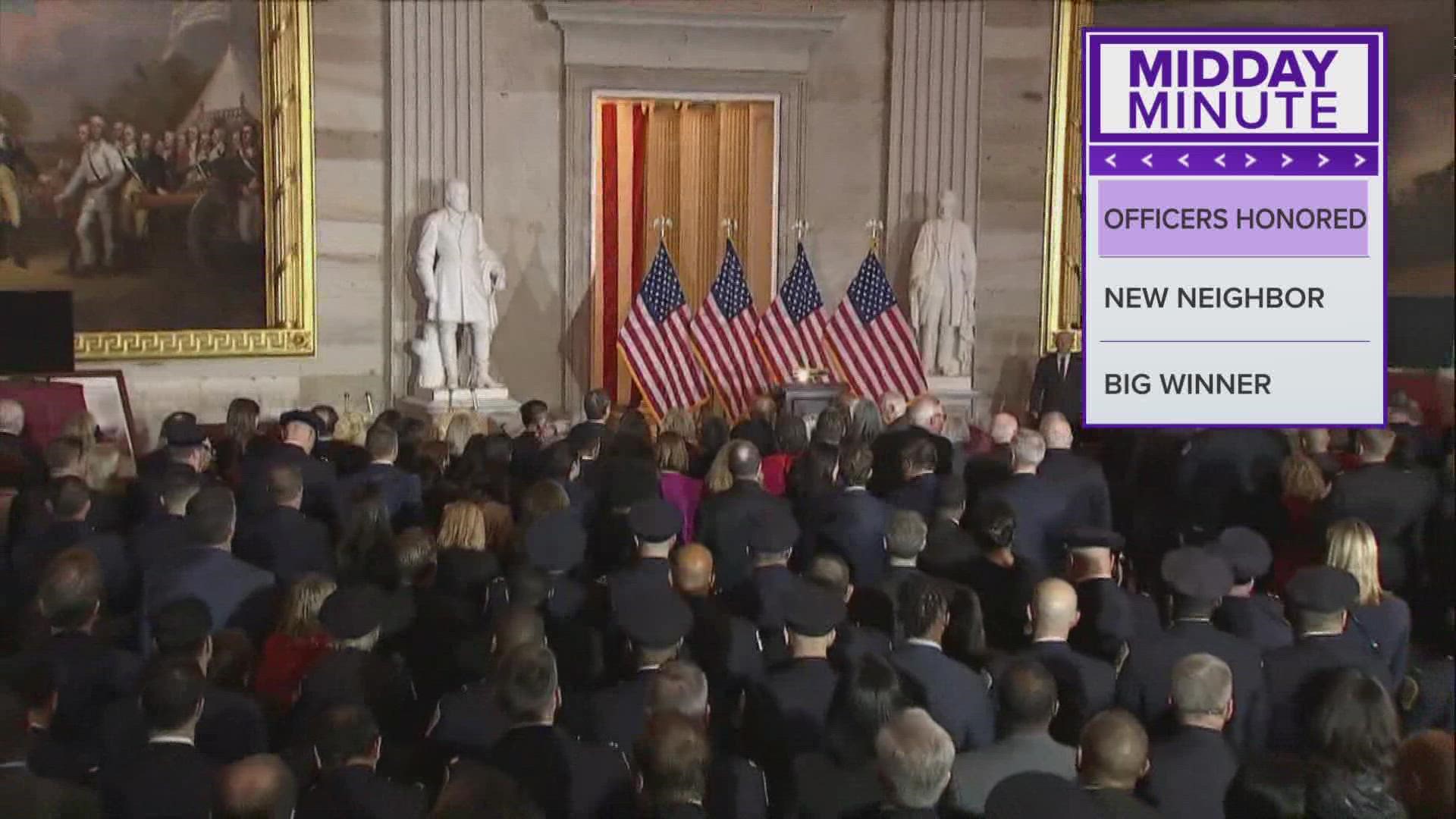 In bestowing Congress' highest honor, Pelosi praised the heroes for “courageously answering the call to defend our democracy in one of the nation’s darkest hours.”