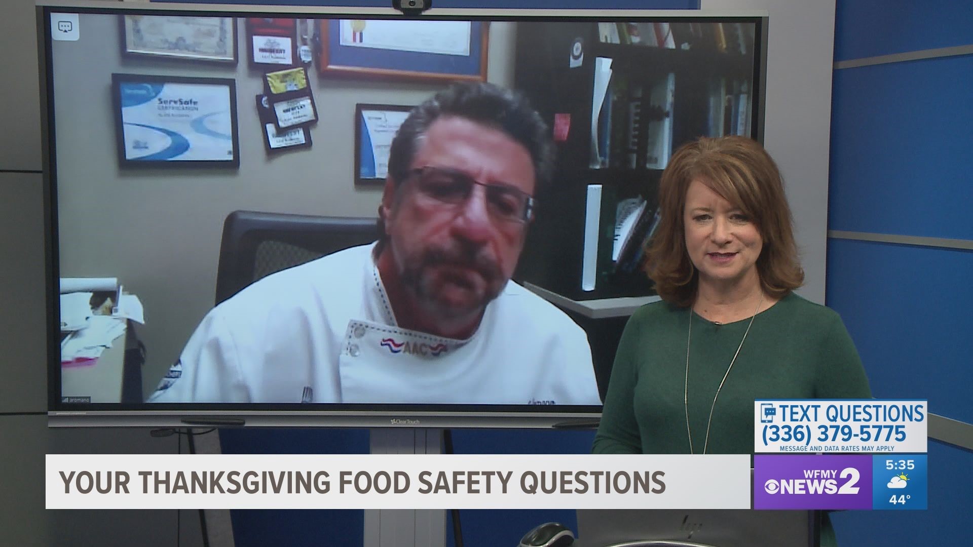GTCC Chef-Instructor Alan Romano is answering your Thanksgiving food safety questions.