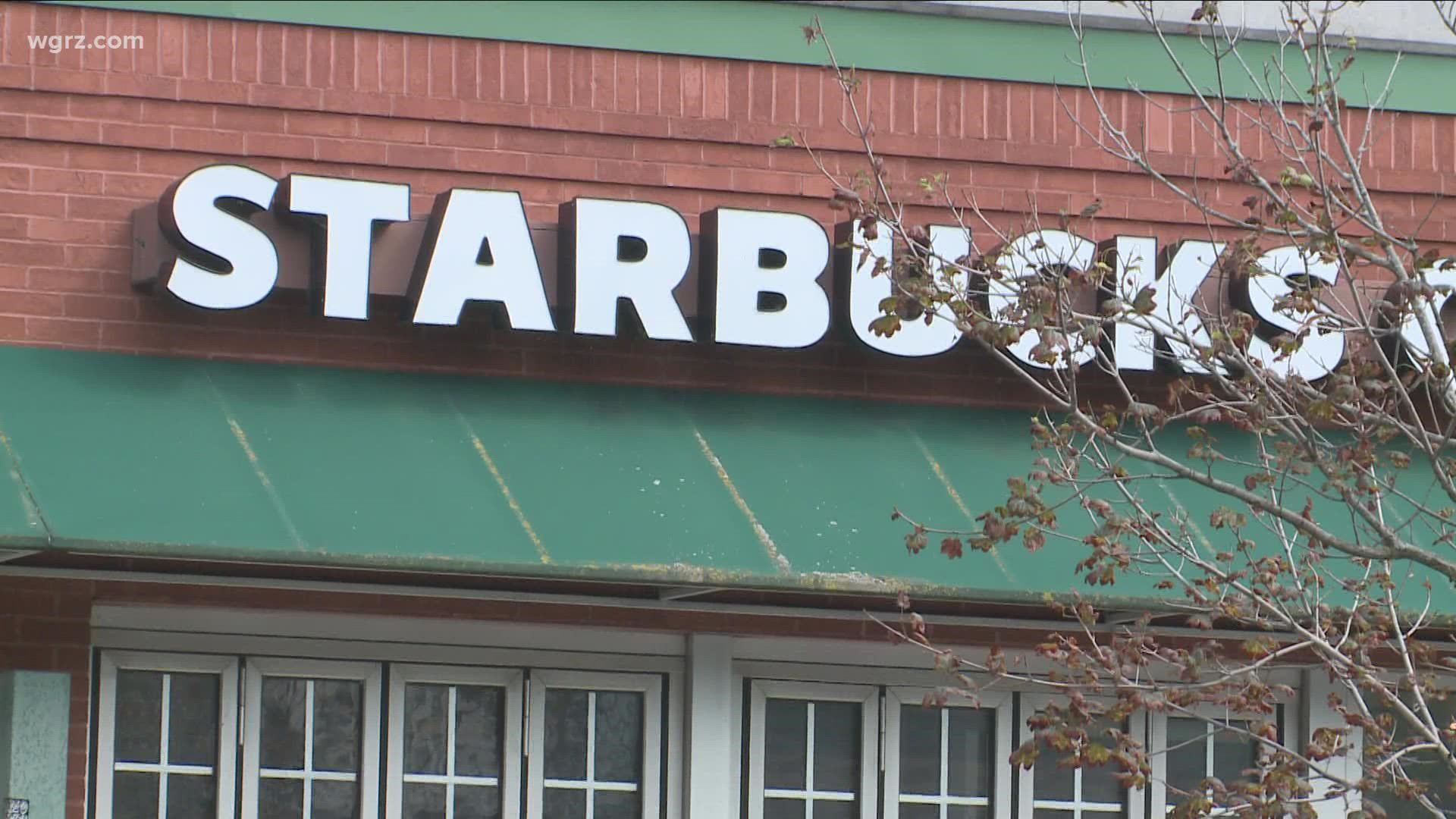 The unionizing effort led by Buffalo starbucks workers is gaining support from local officials.