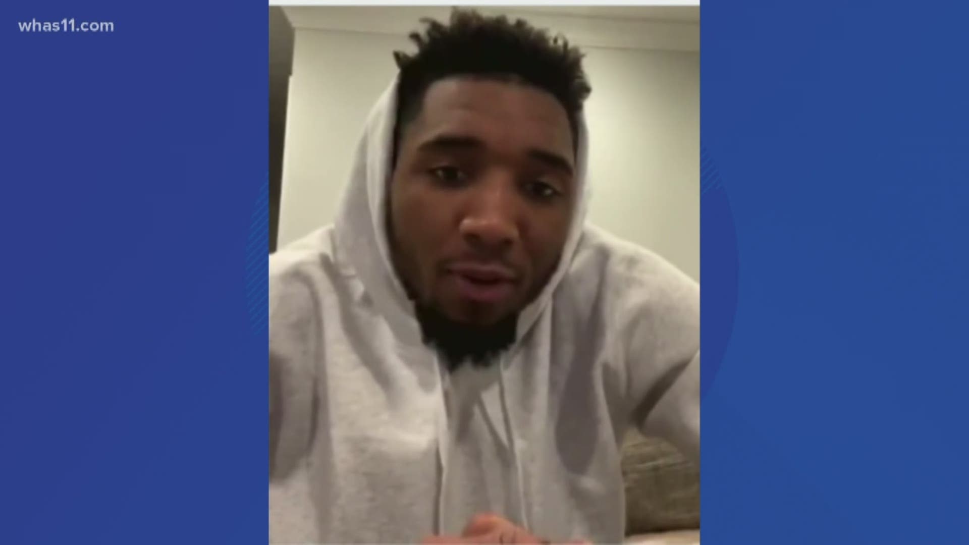 Donovan Mitchell reached out to fans via social media to let everyone know he's recovering and still in isolation after testing positive for coronavirus.