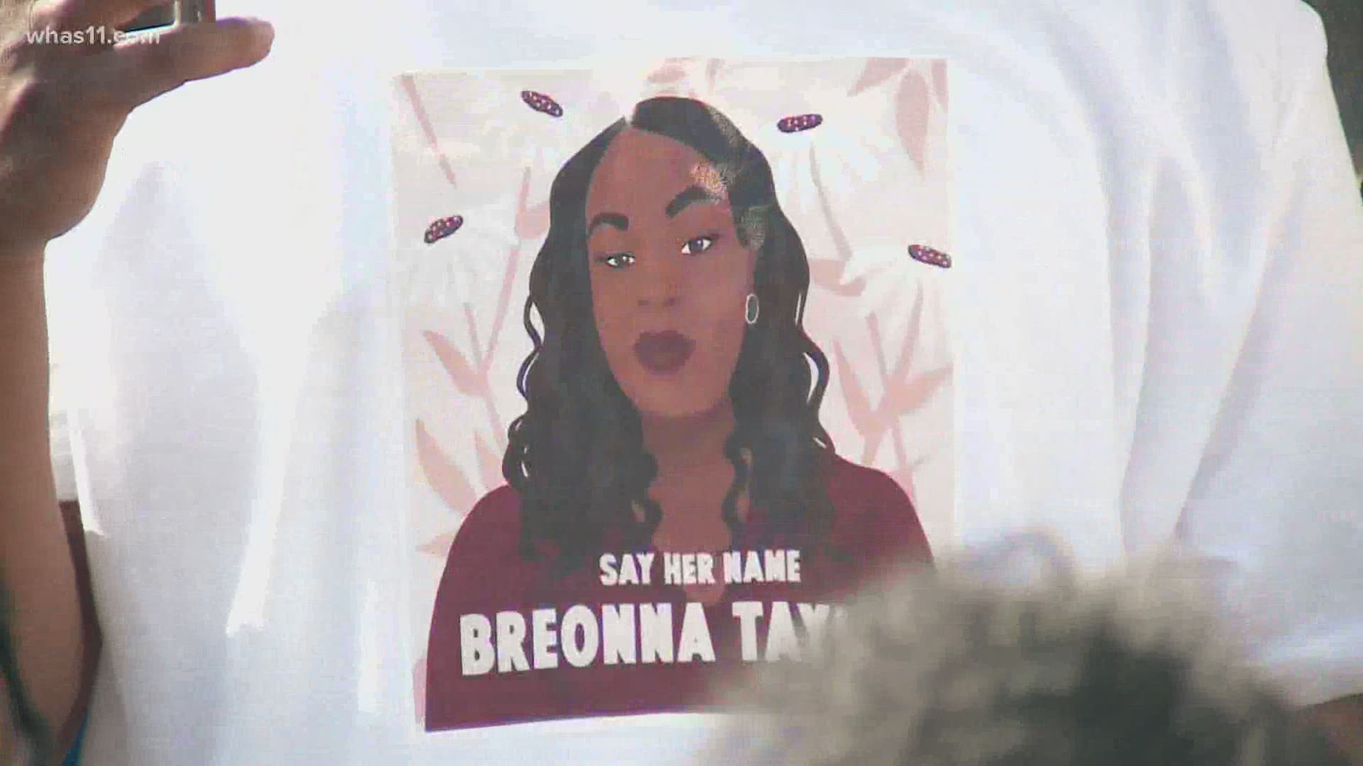 The community rallied around Taylor's family nearly three months after she was killed when police executed a no-knock warrant at night while she slept.