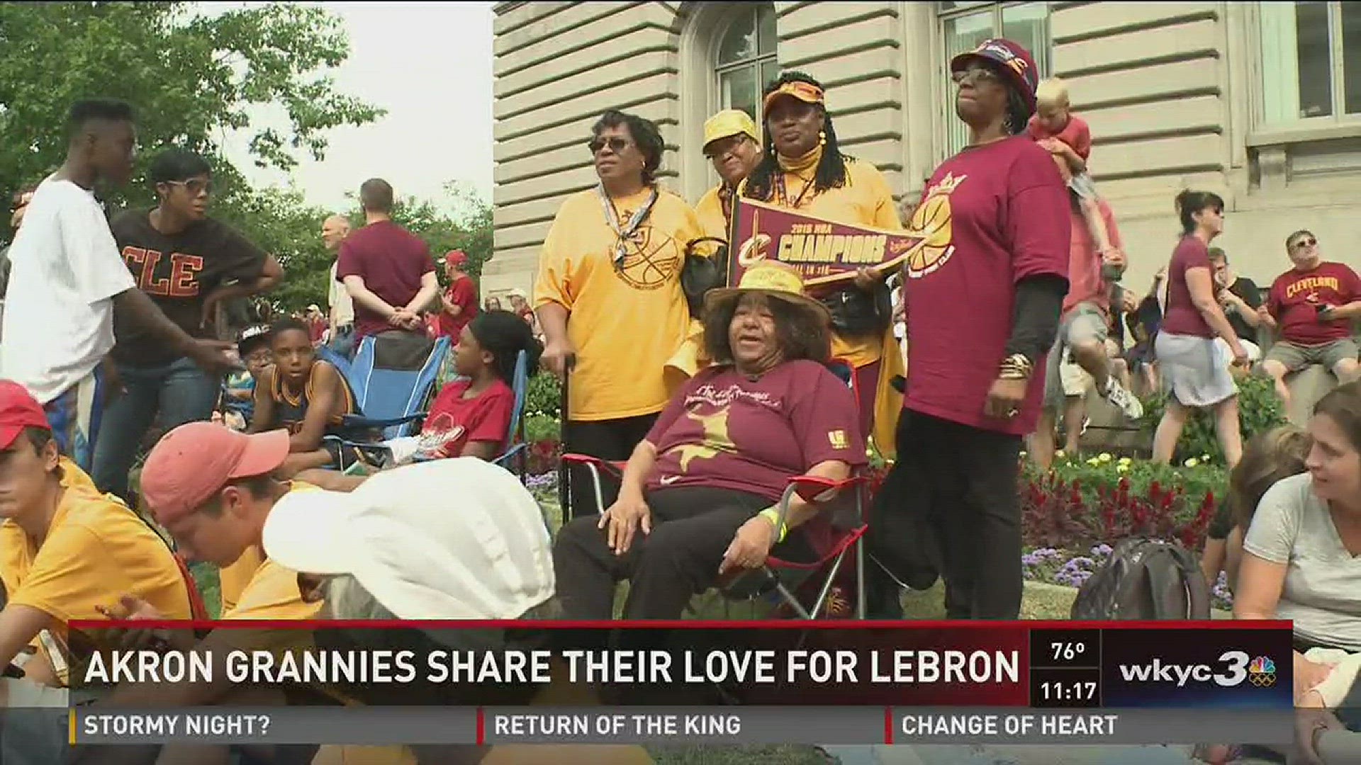 Akron grannies share their love for LeBron