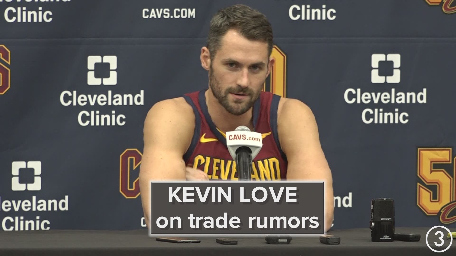 Kevin Love addresses trade rumors entering 2019-20 season | 12news.com