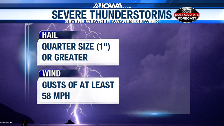 What makes a thunderstorm 'severe?' | 12news.com