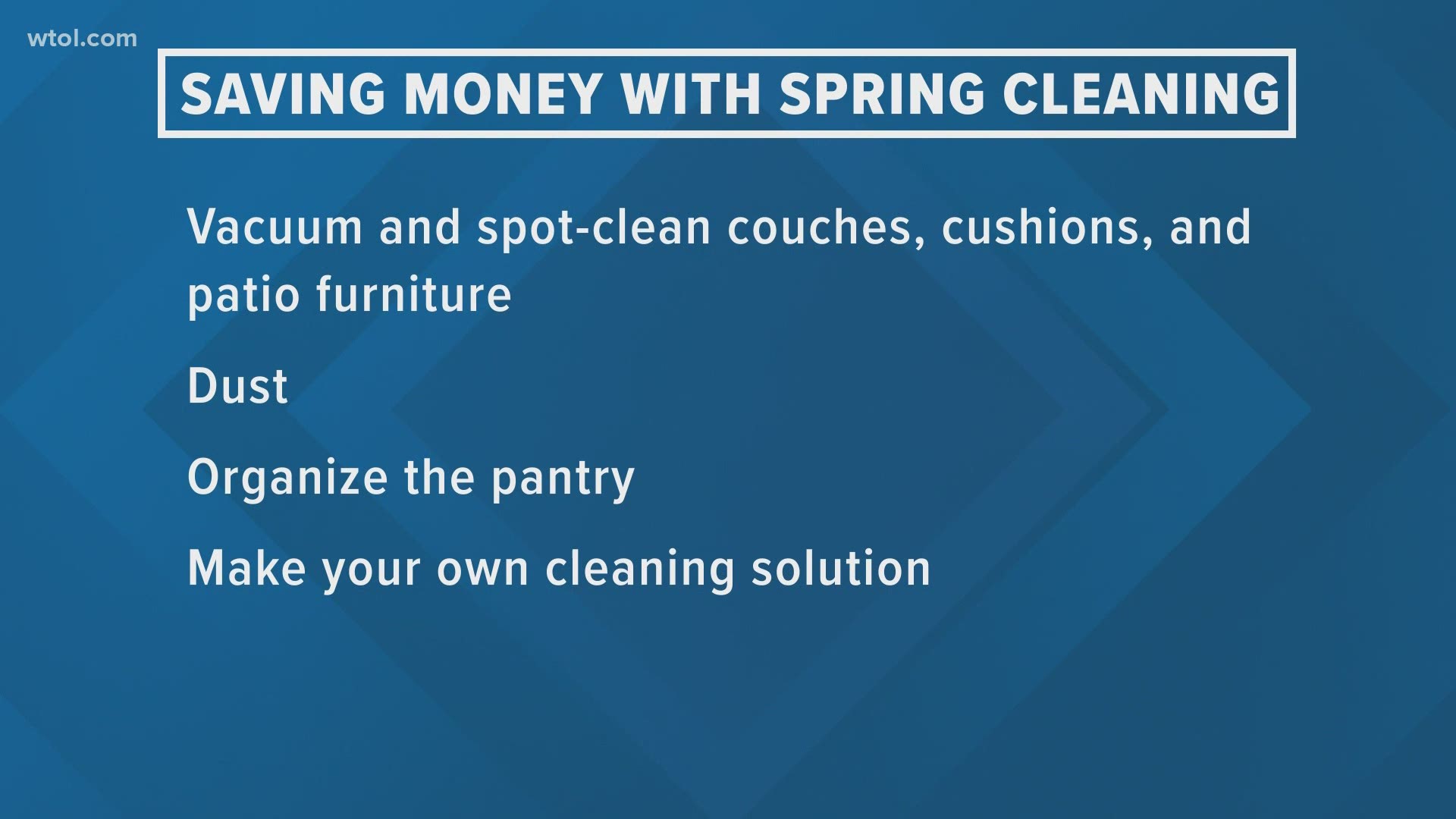 Tips on saving money through spring cleaning