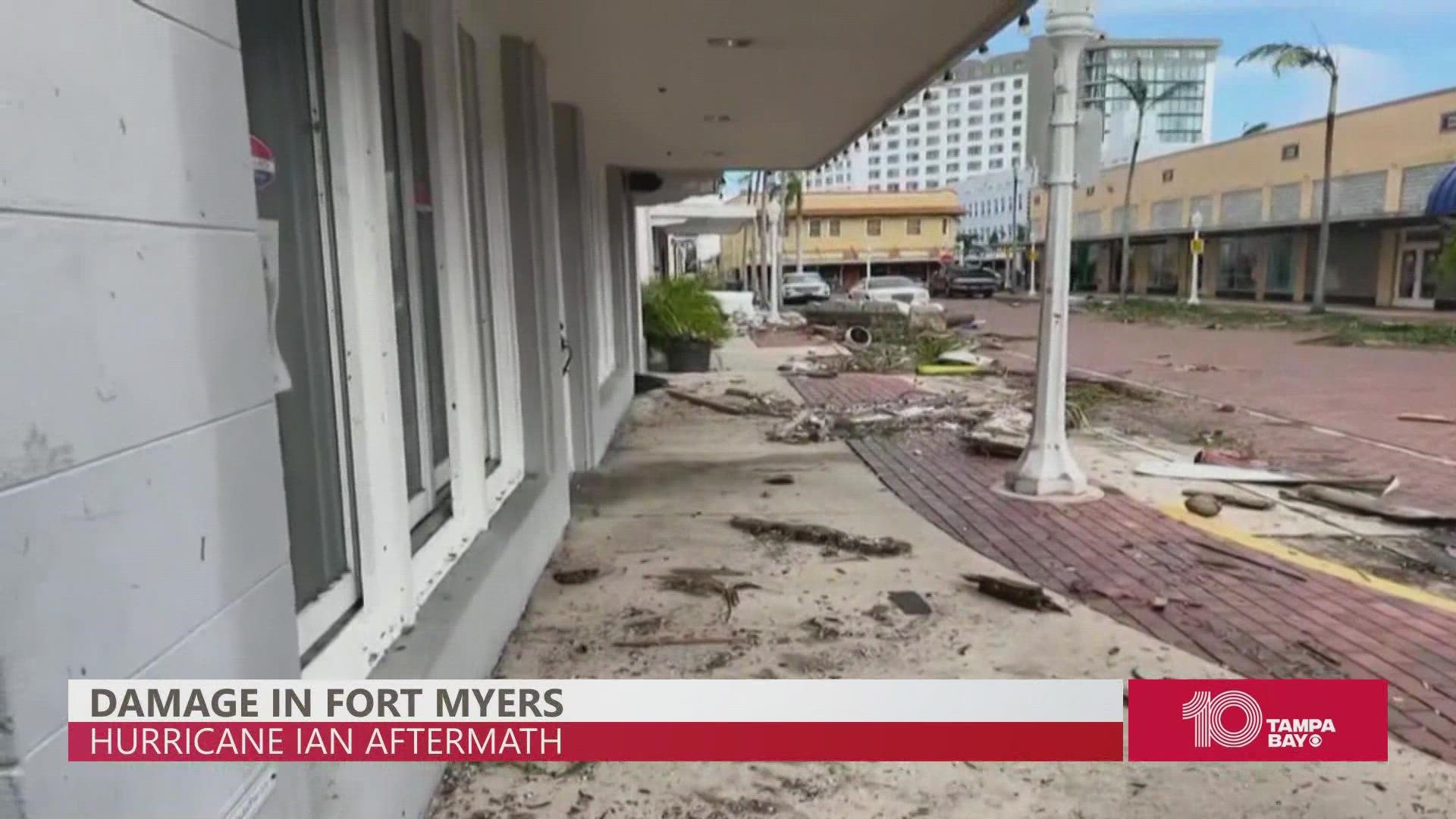 Fort Myers flooded and sustained catastrophic damage as Hurricane Ian passed through the Southwest Florida city.
