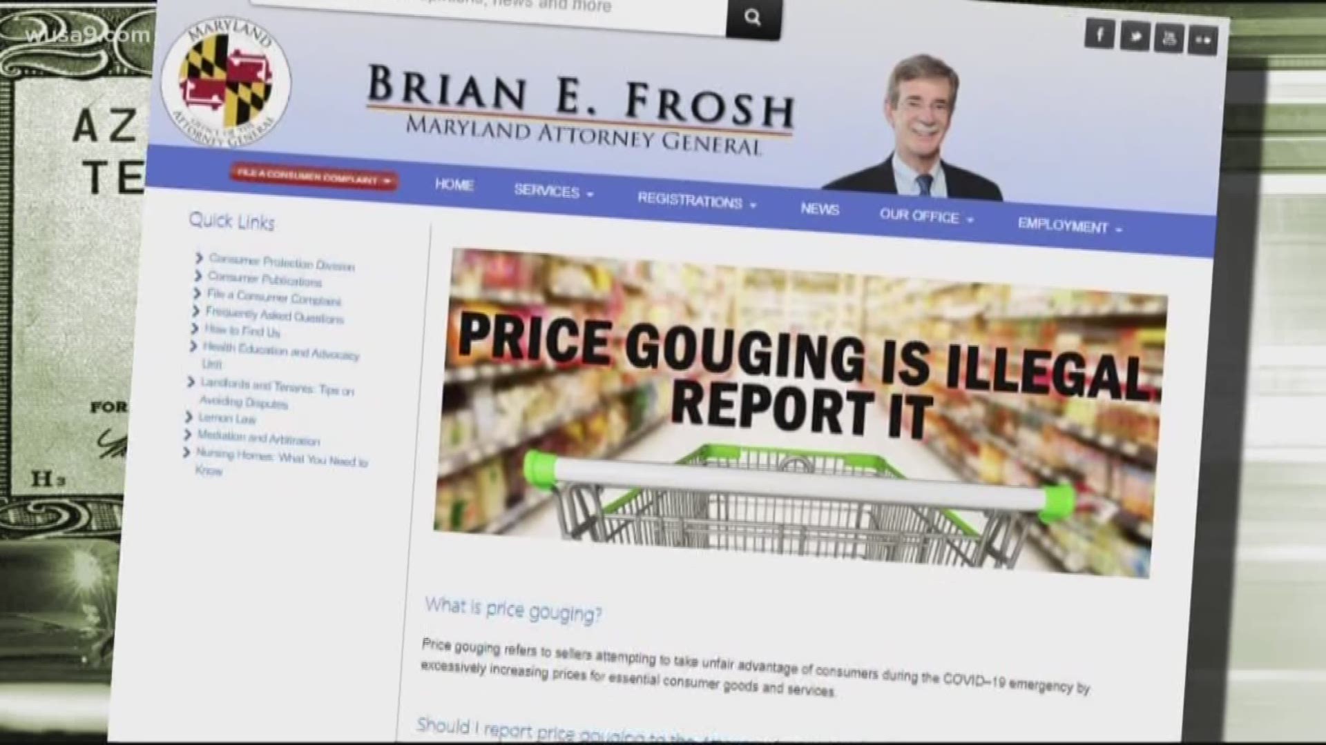 A Maryland-based Facebook group claims to be blowing the whistle on price gouging as authorities urge consumers to report complaints to the MD Attorney General.