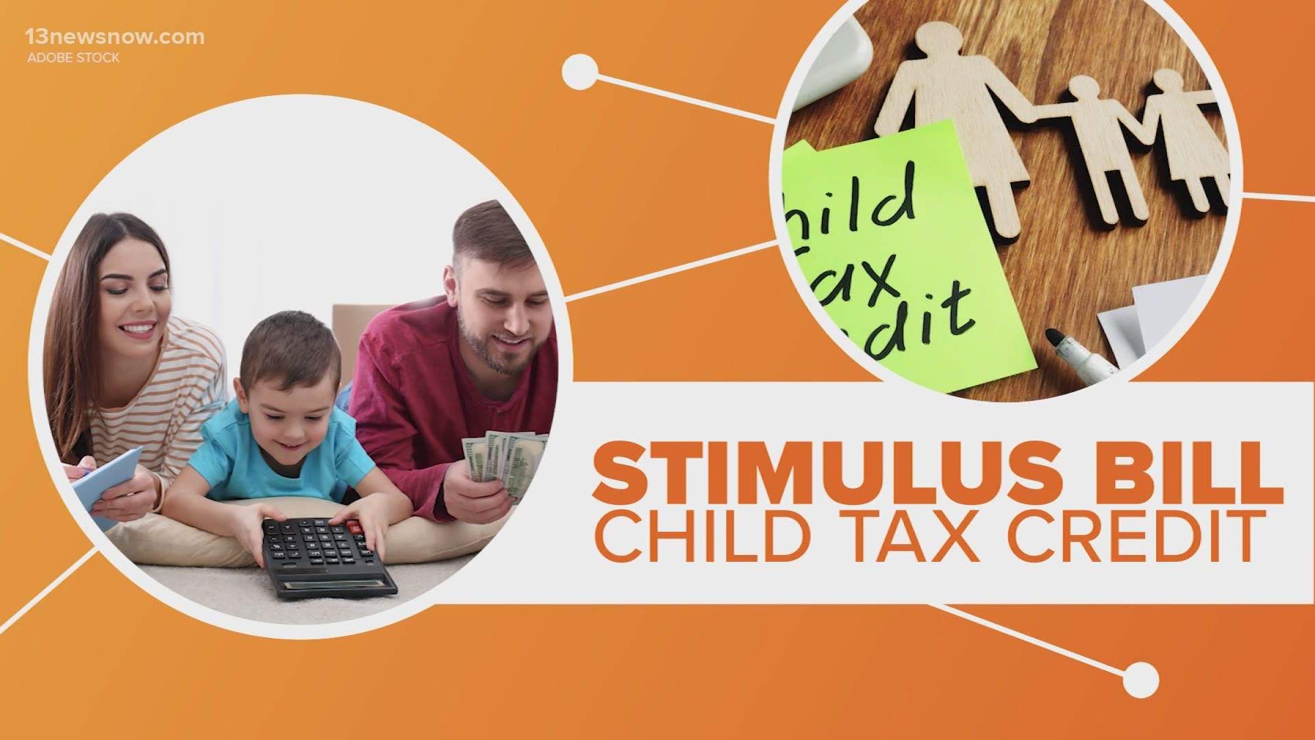 Connect the Dots: How does the child tax credit work in the new stimulus bill?