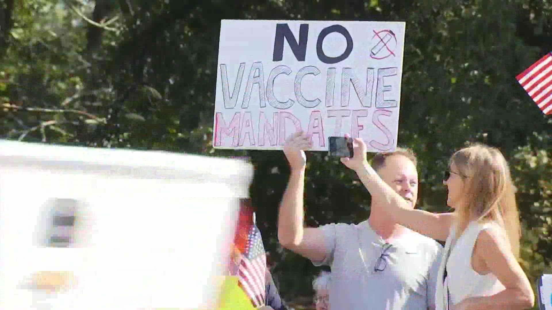 Several lawsuits have been filed to block the Biden administration's vaccine mandate.
