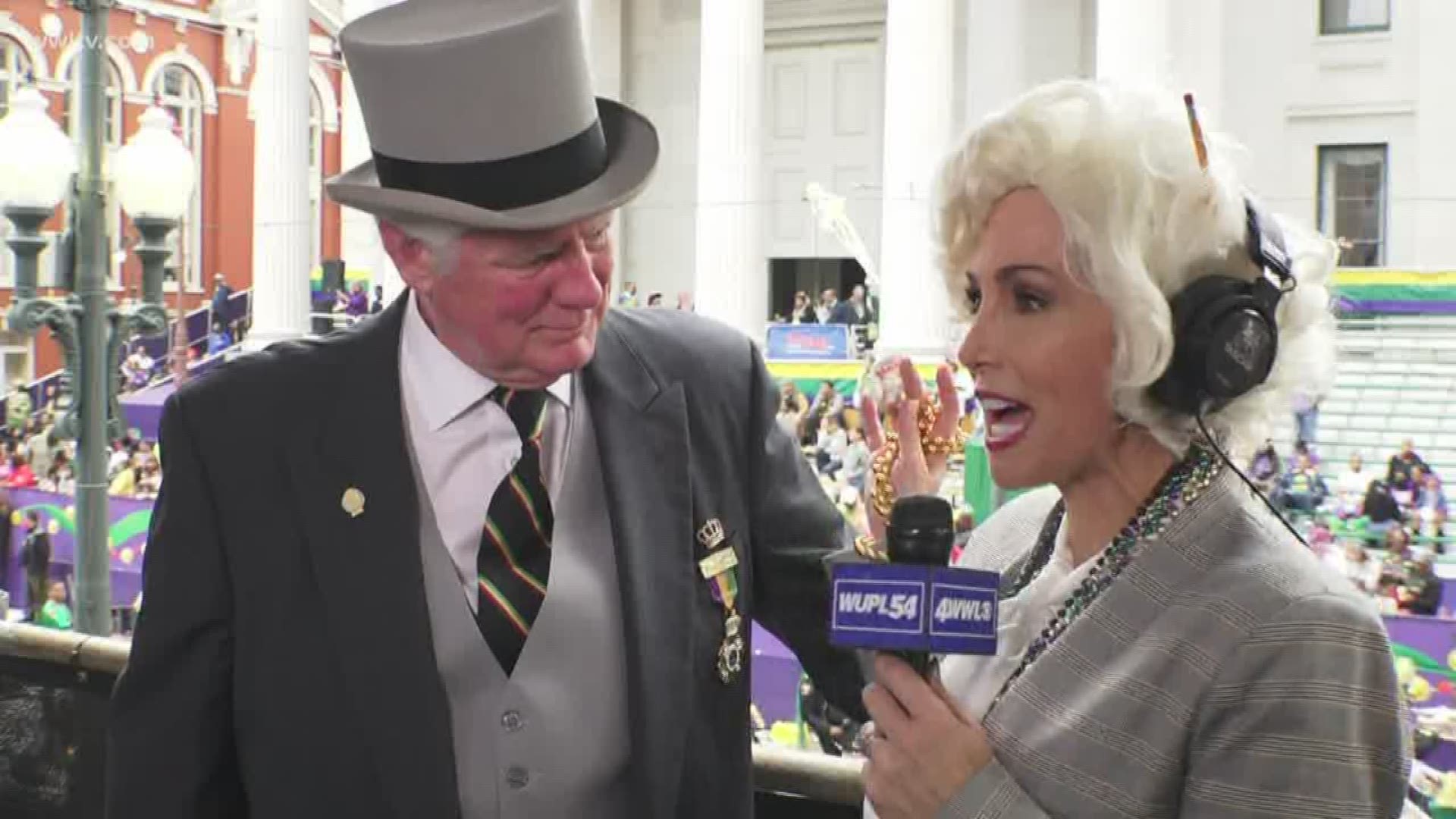 Dr. Stephen Hales, the archivist of the Krewe of Rex parade, who served as Rex in 2017, talks about the 2020 parade, the way Rex gives to the city and parade safety.