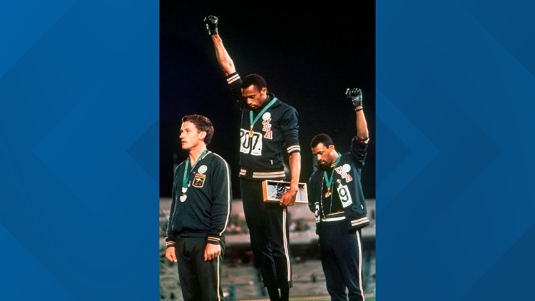 The 1968 moment 2 Olympians raised their black-gloved fists on stage | Breaking Barriers