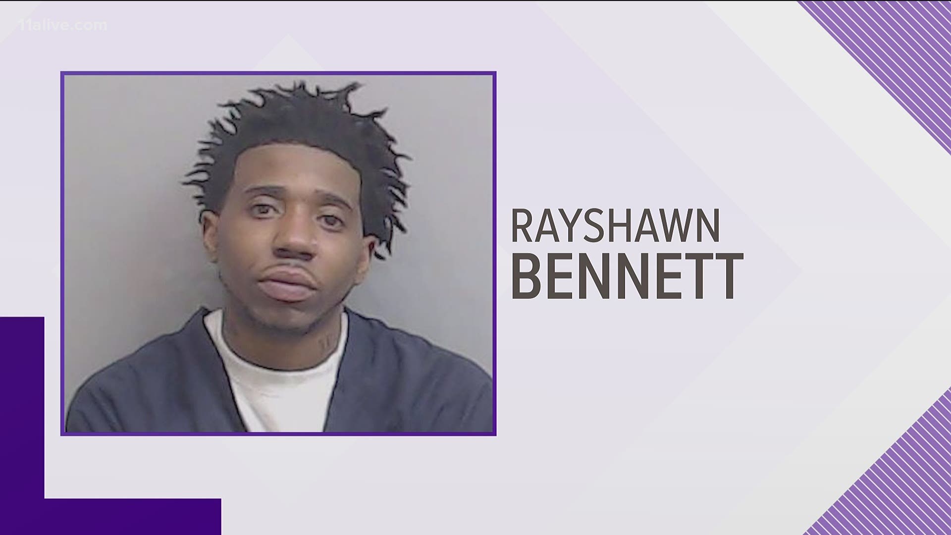 Atlanta Police said he turned himself in. He was wanted in connection with a homicide investigation.