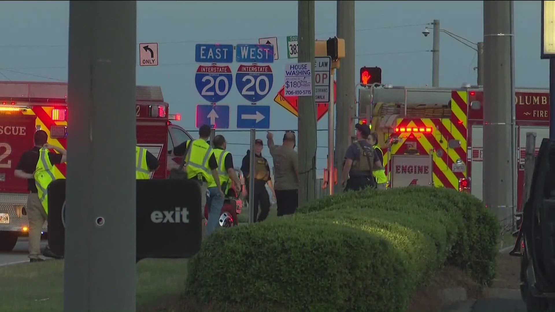 Gov. Brian Kemp posted about the incident, which occurred in Columbia County.