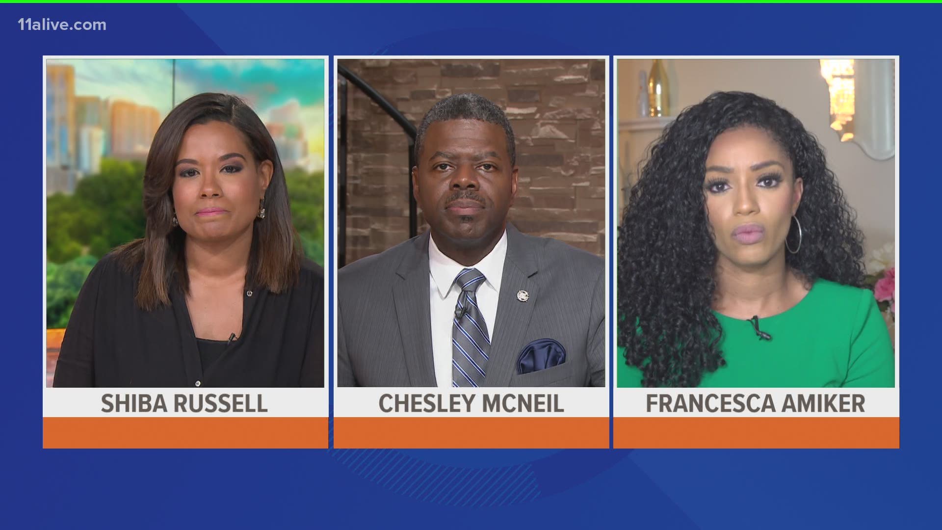 11Alive's Shiba Russell, Chesley McNeil and Francesca Amiker reflect on weekend Atlanta protests.