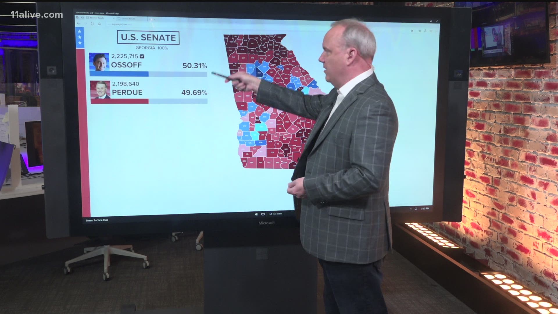 Georgia Runoff Election Results County By County 12news Com