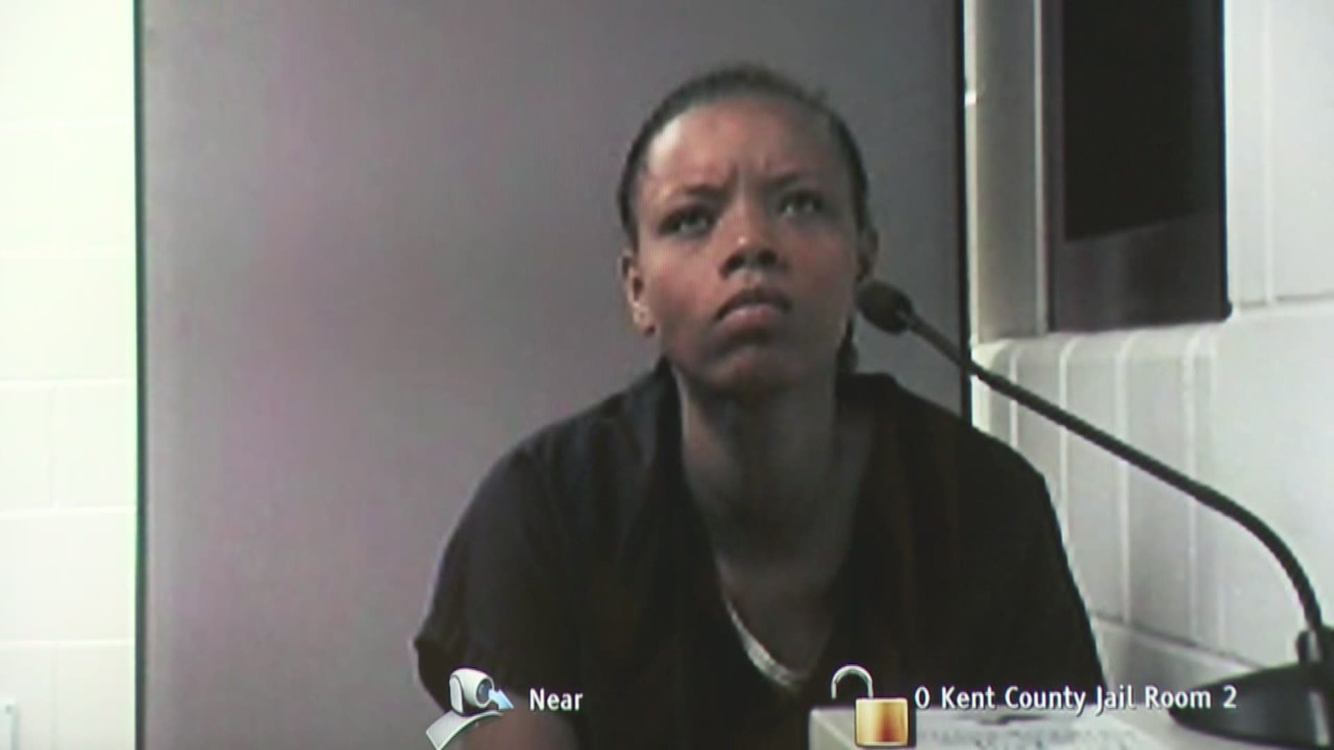A young mother was arraigned today on two felony charges for the death of her infant son, who went days without food while strapped in a car seat in the woman's Wyoming apartment.